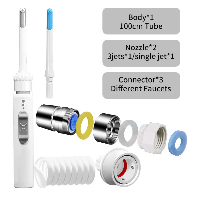 Portable Faucet Dental Water Flosser