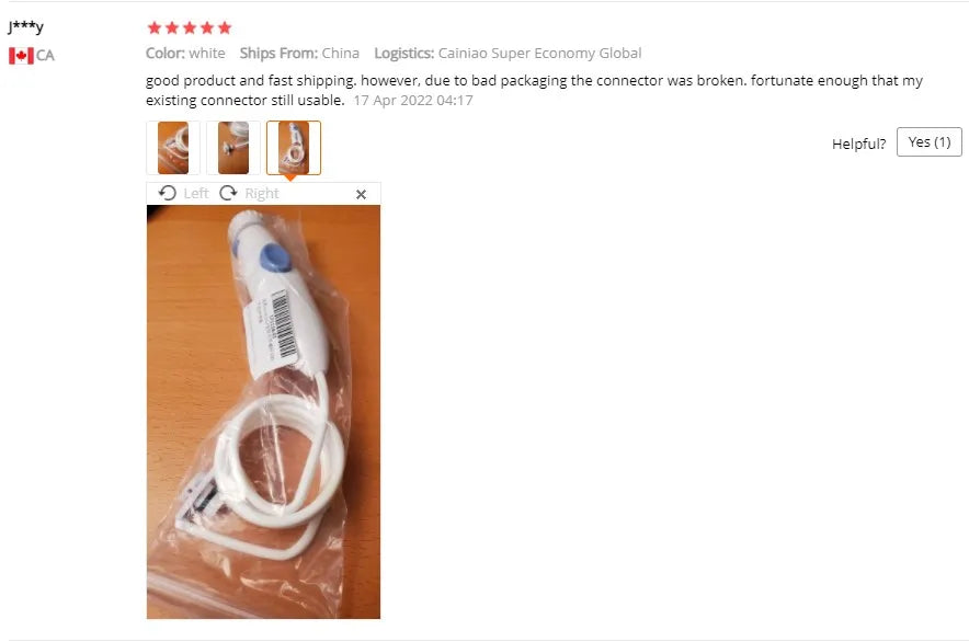 Water Flosser Replacement Tube (Waterpik Compatible)