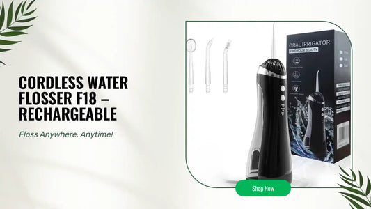 Cordless Water Flosser F18 – Rechargeable by@Outfy