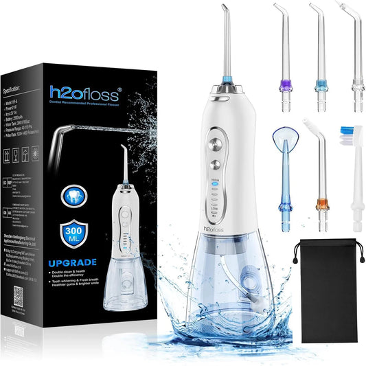 h2ofloss Portable Water Flosser – 5 Modes