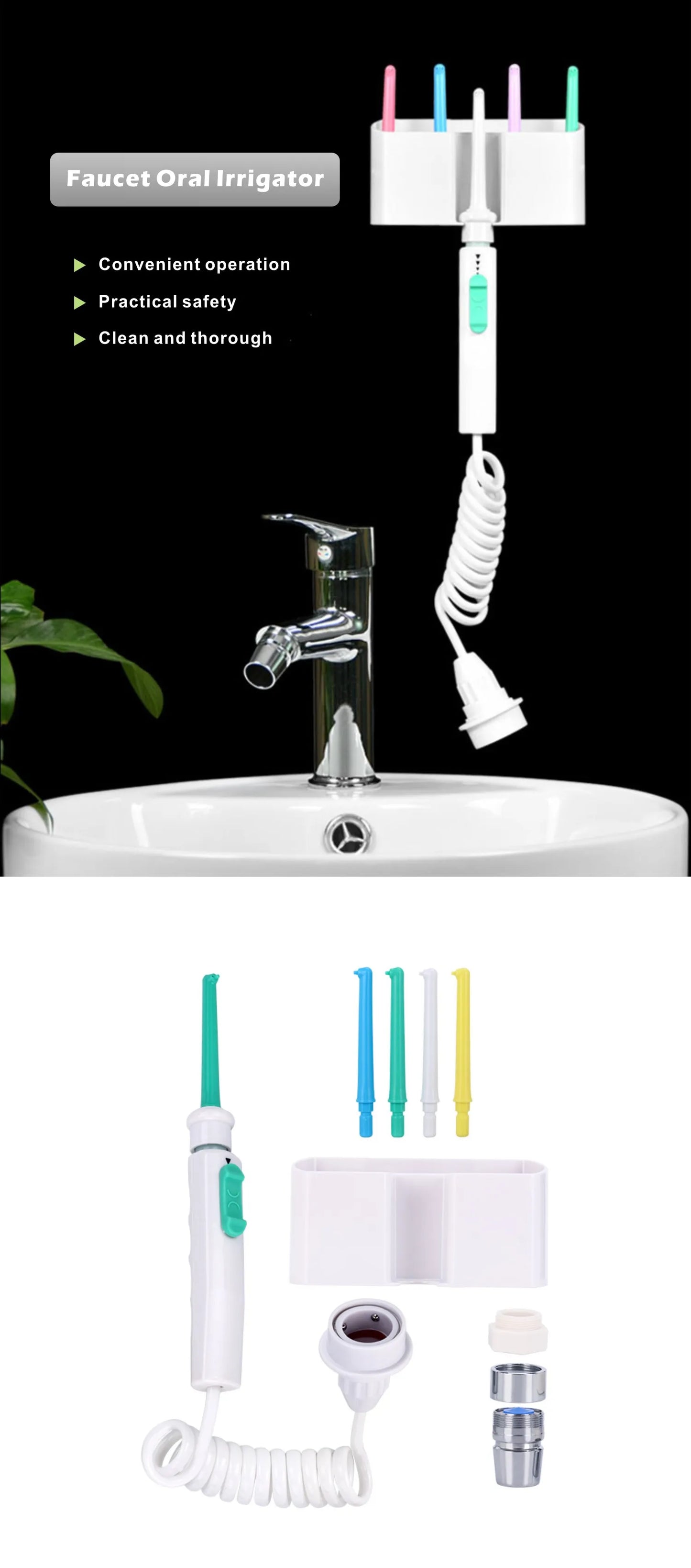 Faucet Water Flosser Oral Irrigator