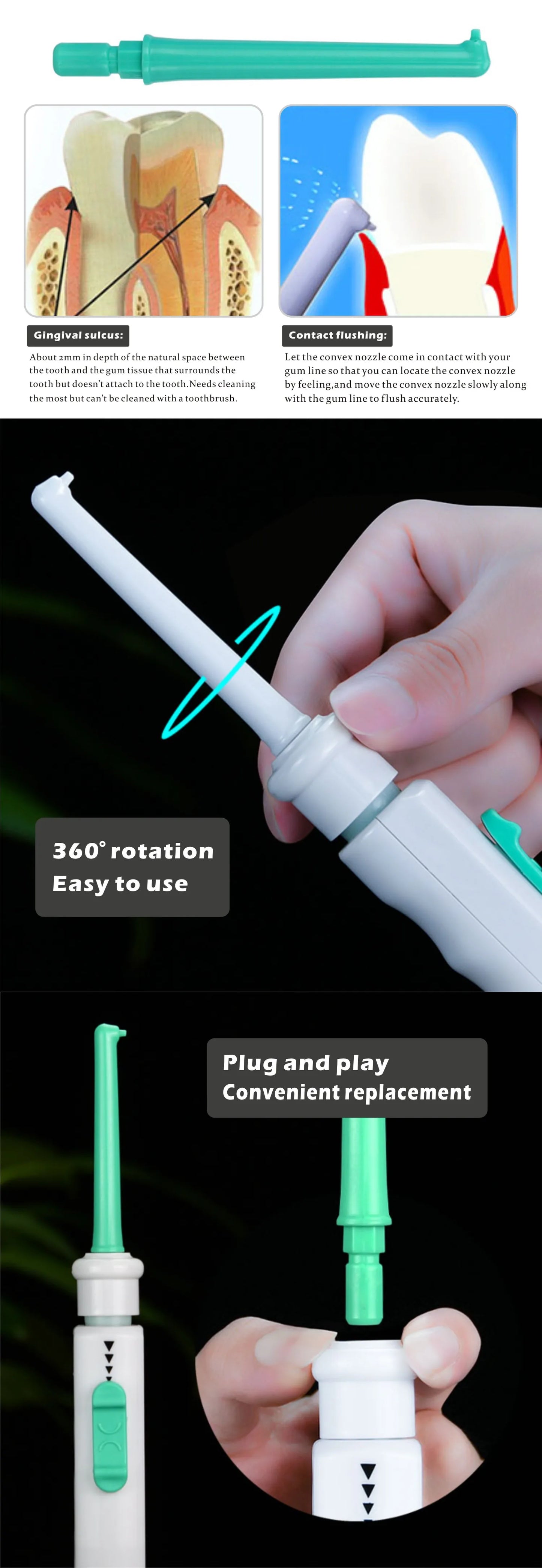 Faucet Water Flosser Oral Irrigator