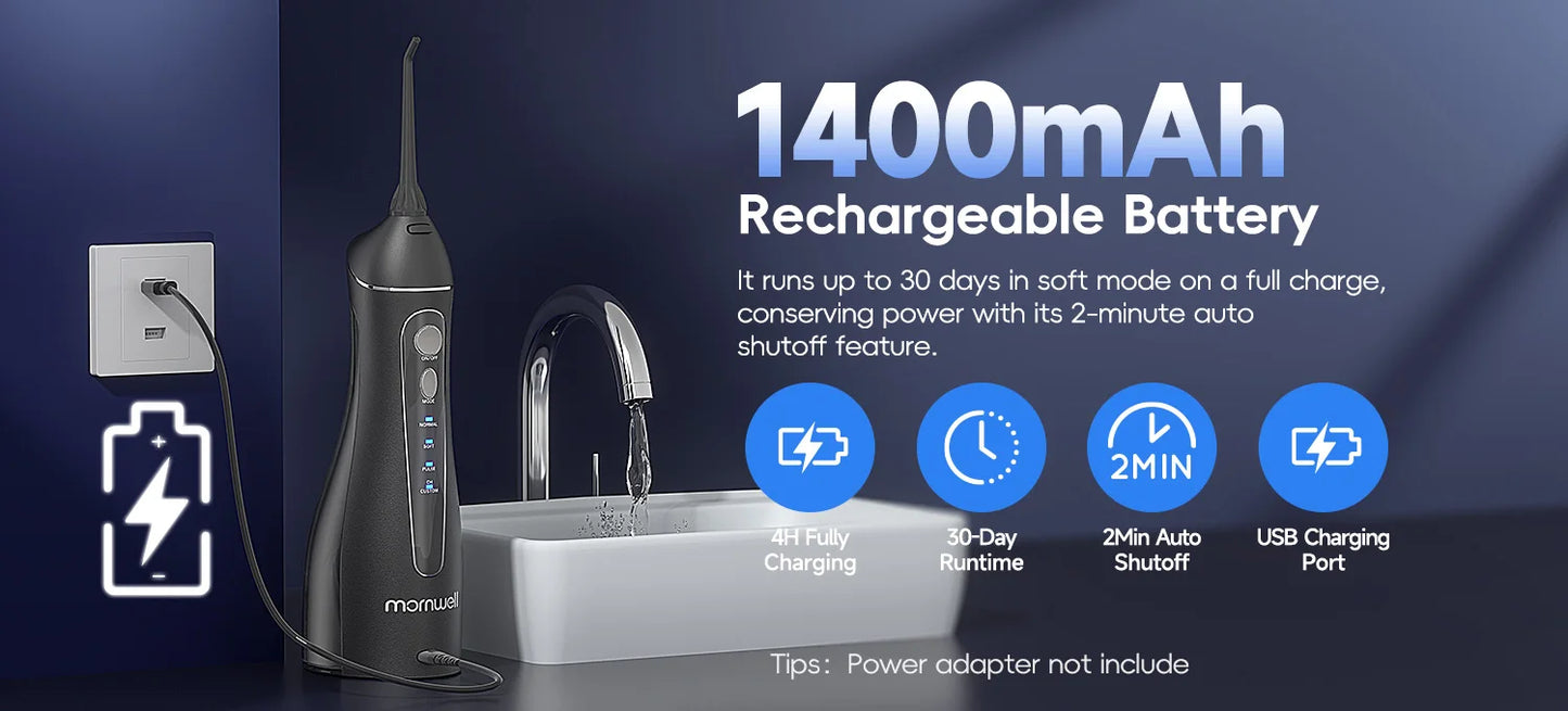 Cordless Water Flosser F18 – 3 Modes