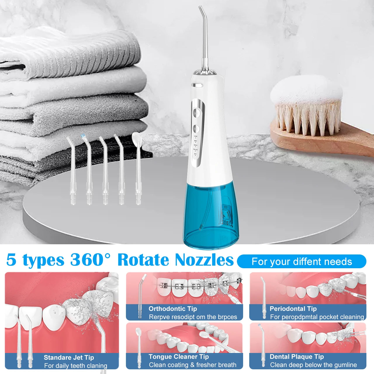 Baolijie GS106 Portable Water Flosser 300ml