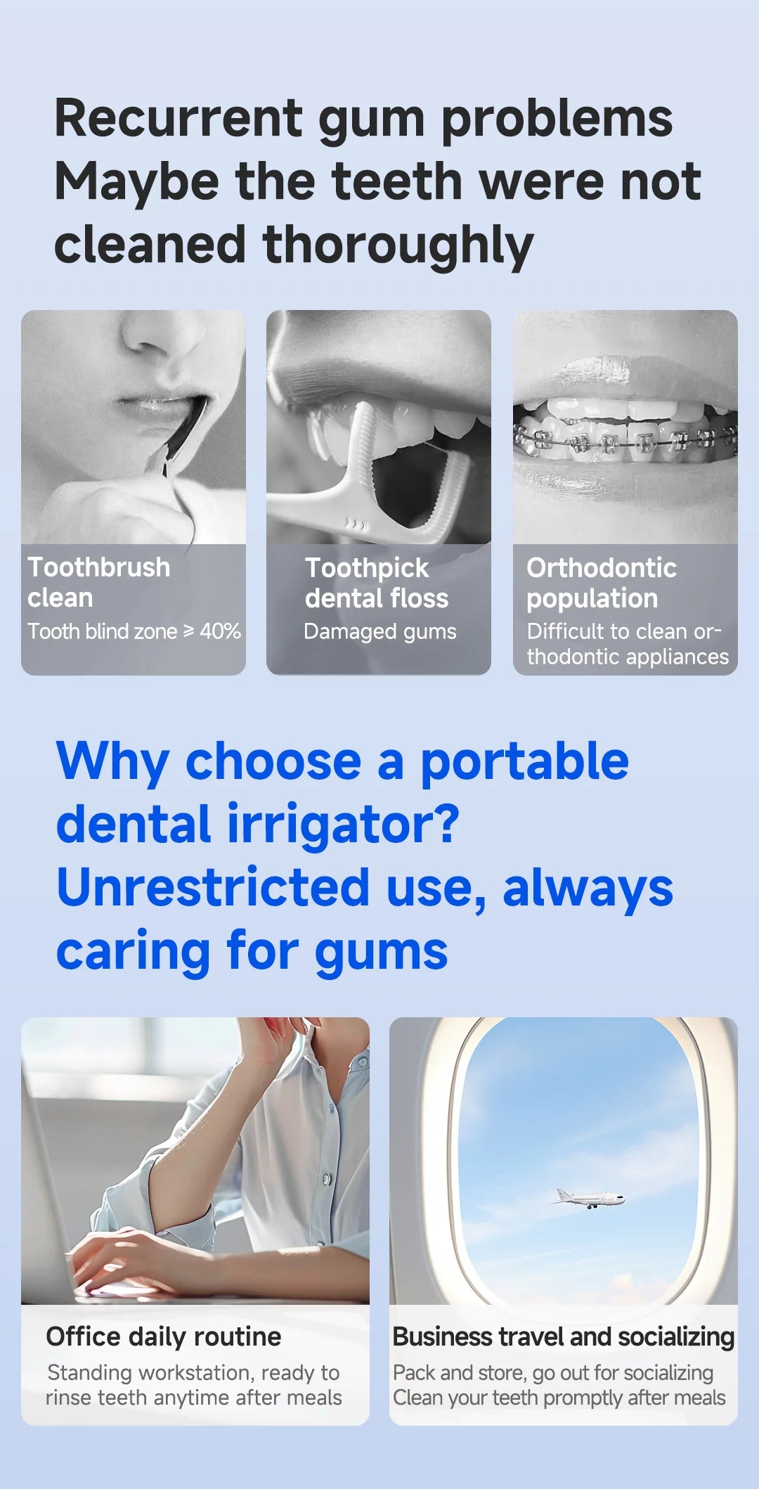 Dental Water Jet Mouth Washing Machine