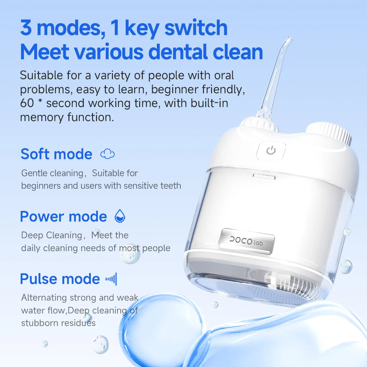 Dental Water Jet Mouth Washing Machine