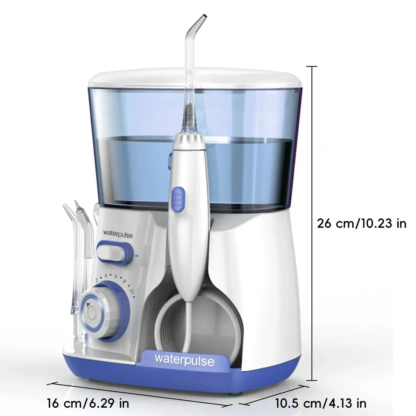 Electric Water Jet Flosser 800ml – 5 Tips