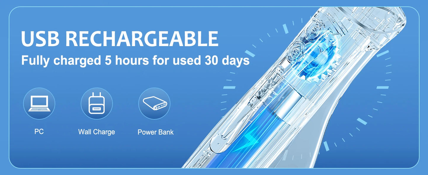 h2ofloss Portable Water Flosser – 5 Modes