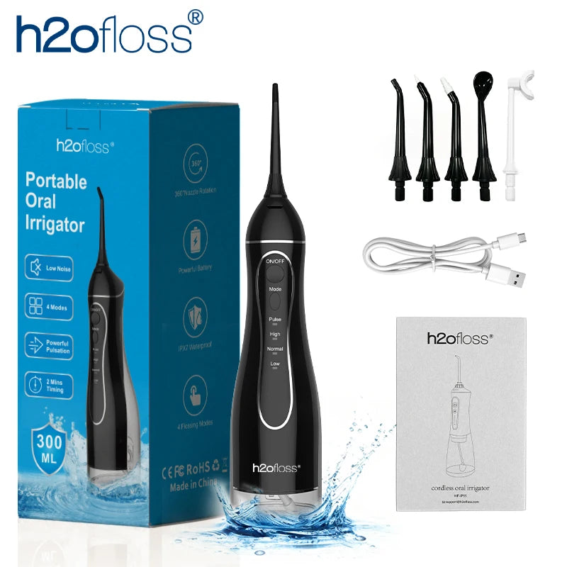 H2ofloss 300ml Water Flosser – 5 Modes