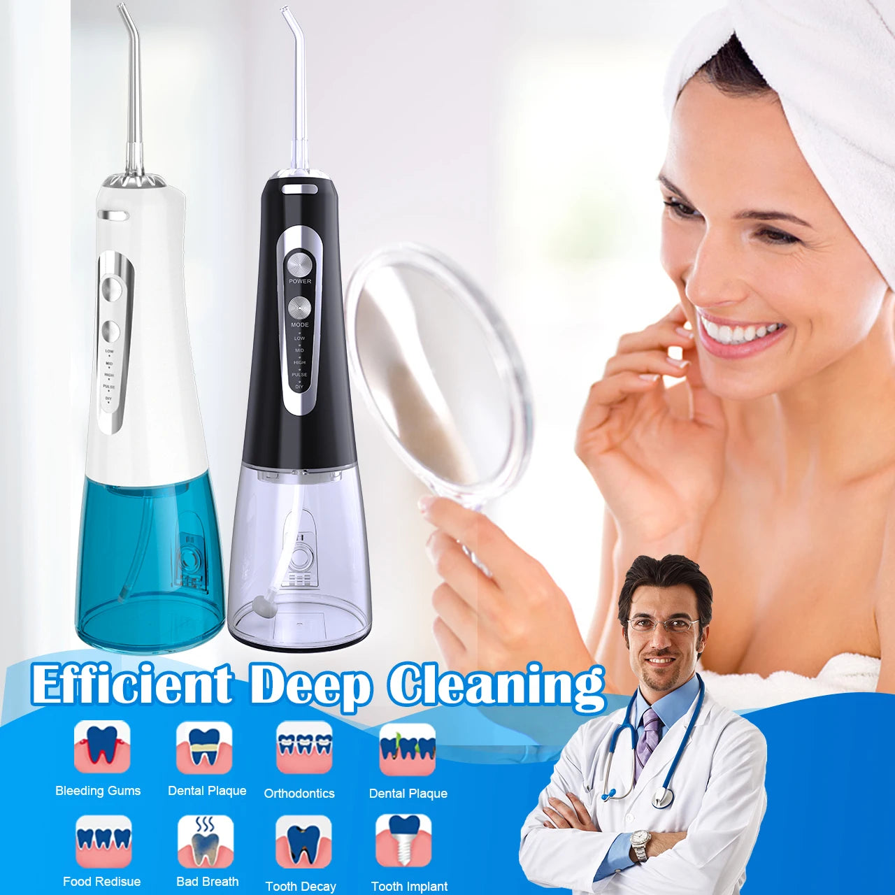Baolijie GS106 Portable Water Flosser 300ml
