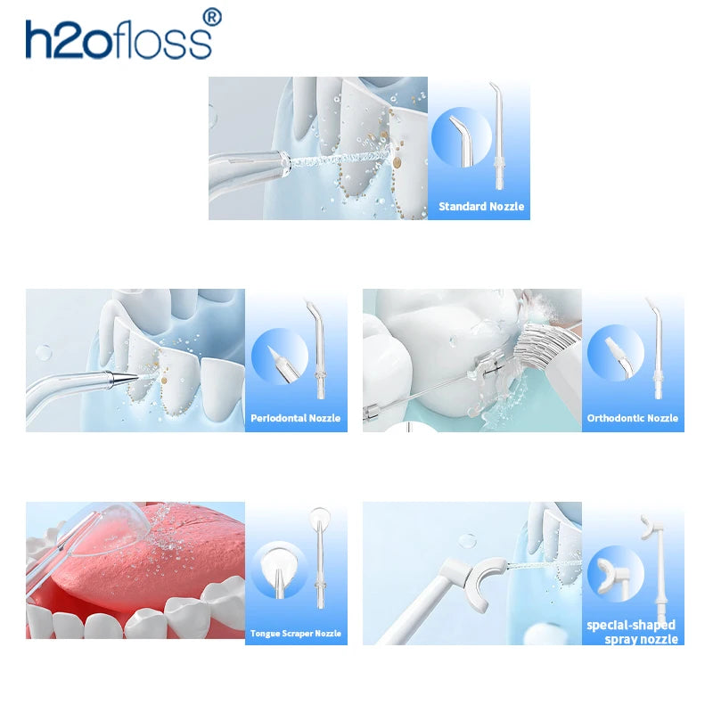 H2ofloss 300ml Water Flosser – 5 Modes