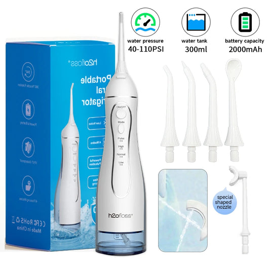 H2ofloss 300ml Water Flosser – 5 Modes