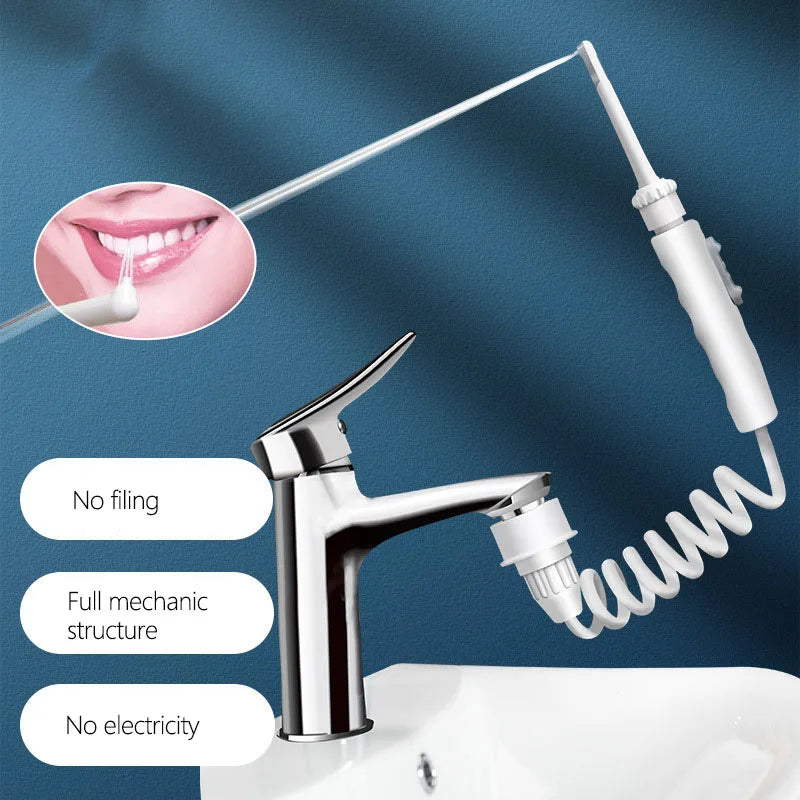 Portable Faucet Dental Water Flosser
