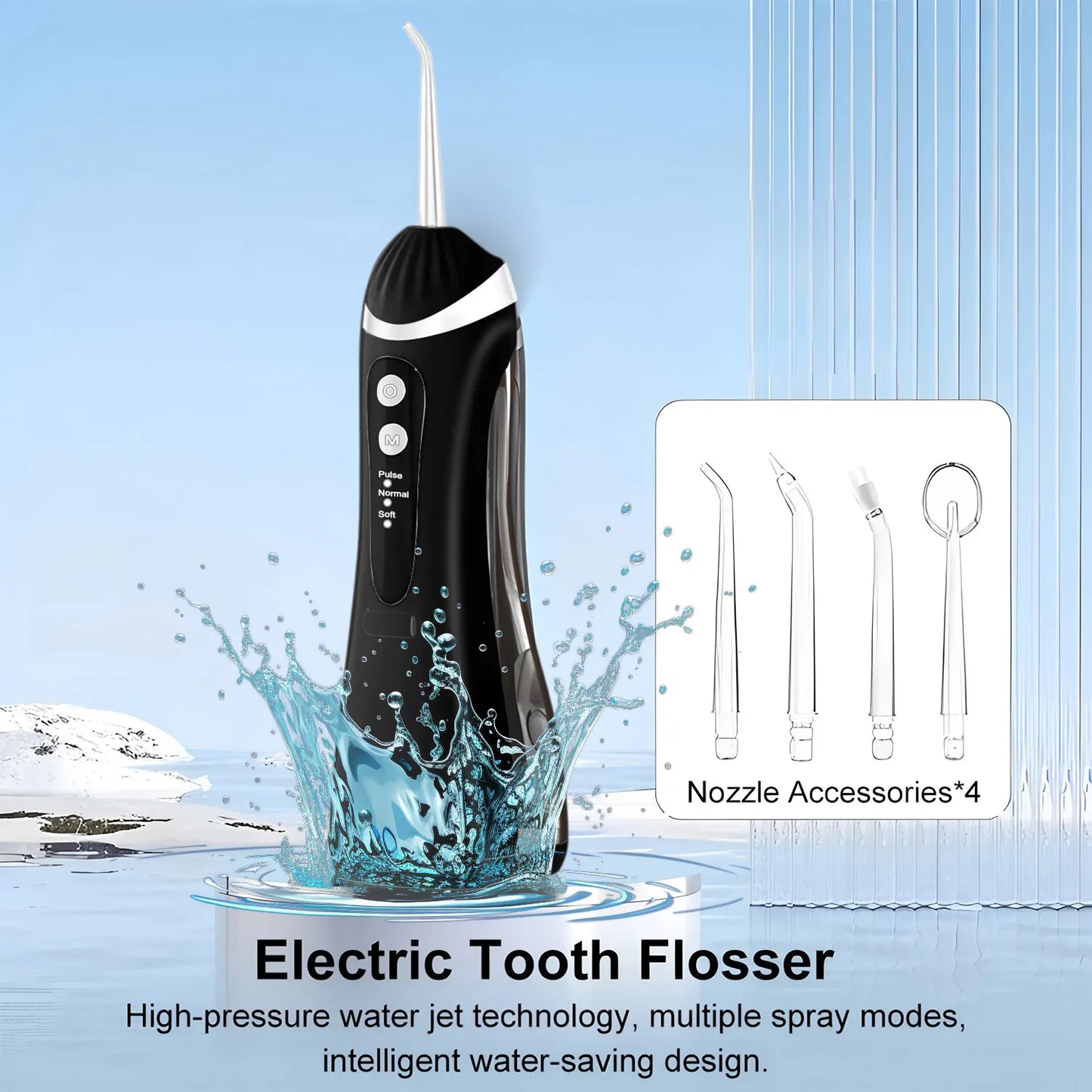 Cordless Water Flosser F18 – Rechargeable