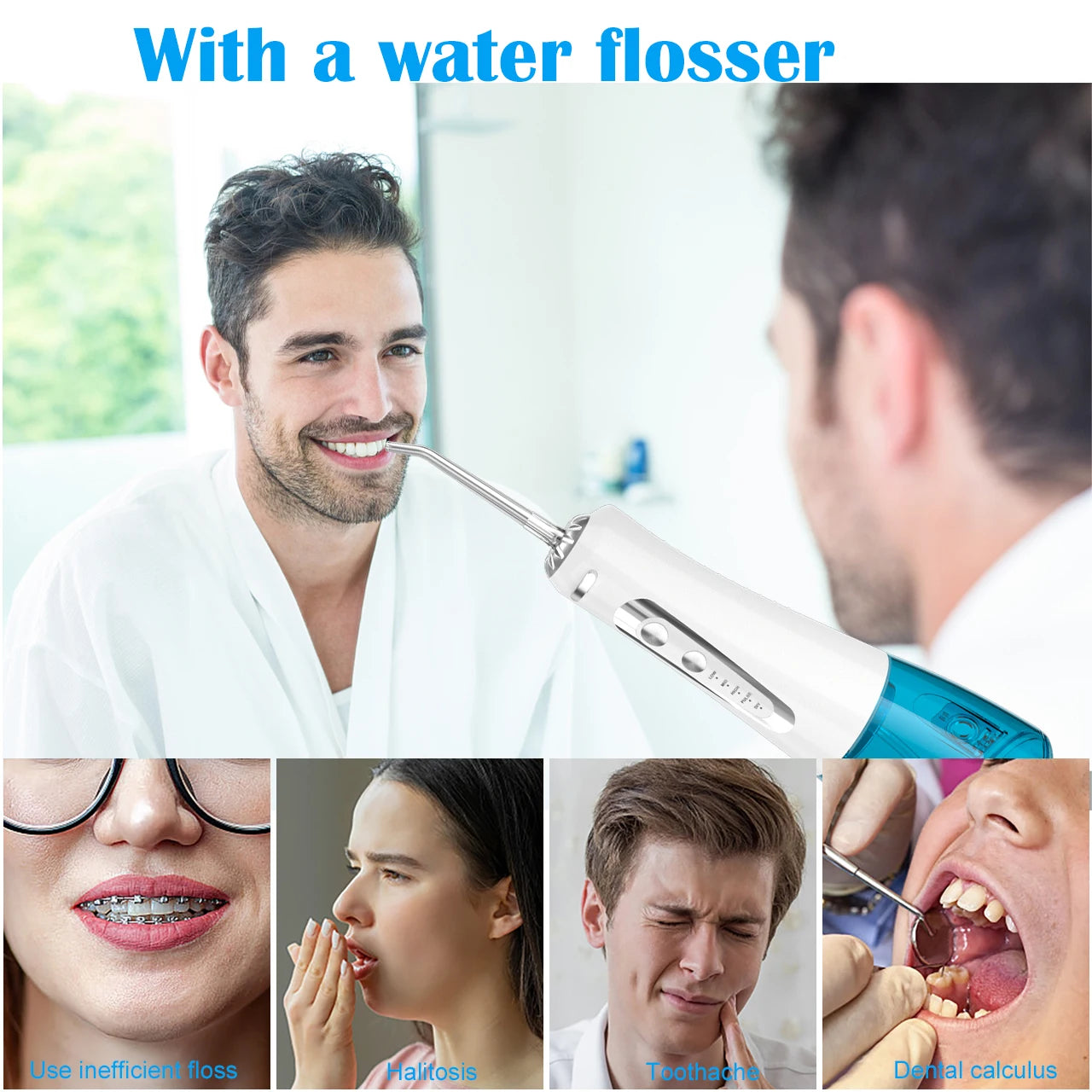 Baolijie GS106 Portable Water Flosser 300ml