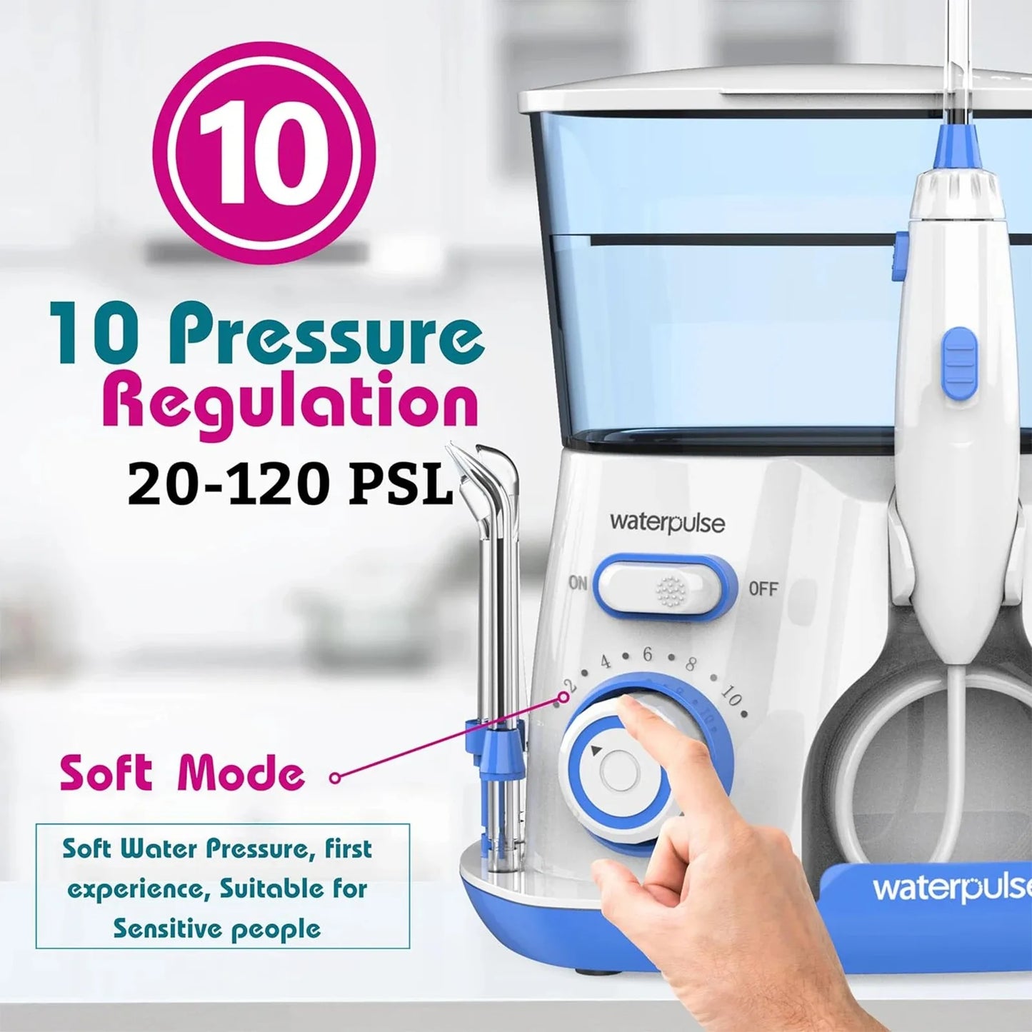 Oral Irrigator 800ml with 5 Tips