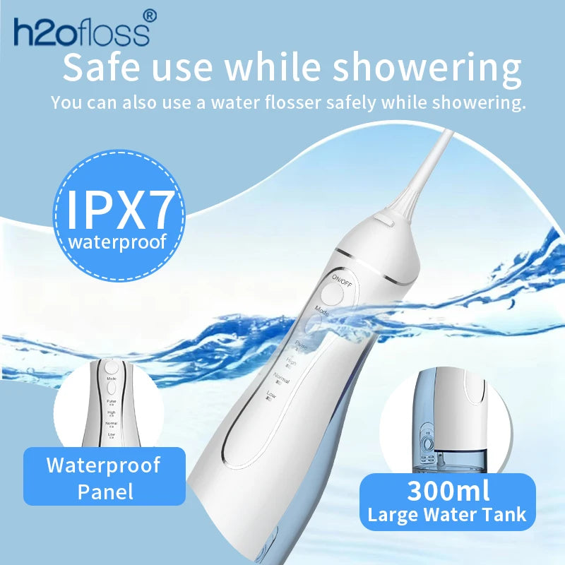 H2ofloss 300ml Water Flosser – 5 Modes