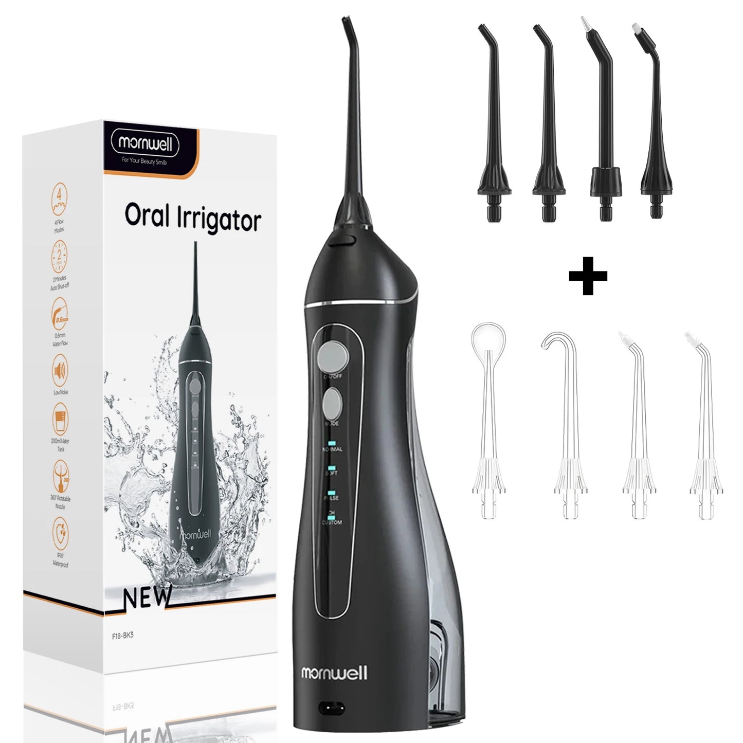 Cordless Water Flosser F18 – 3 Modes