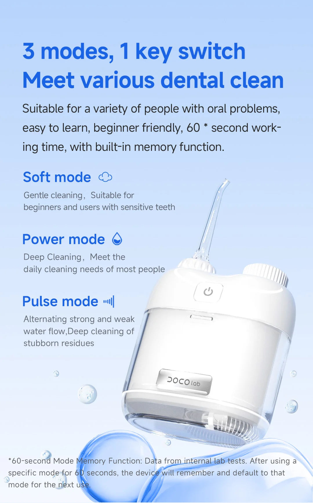 Dental Water Jet Mouth Washing Machine
