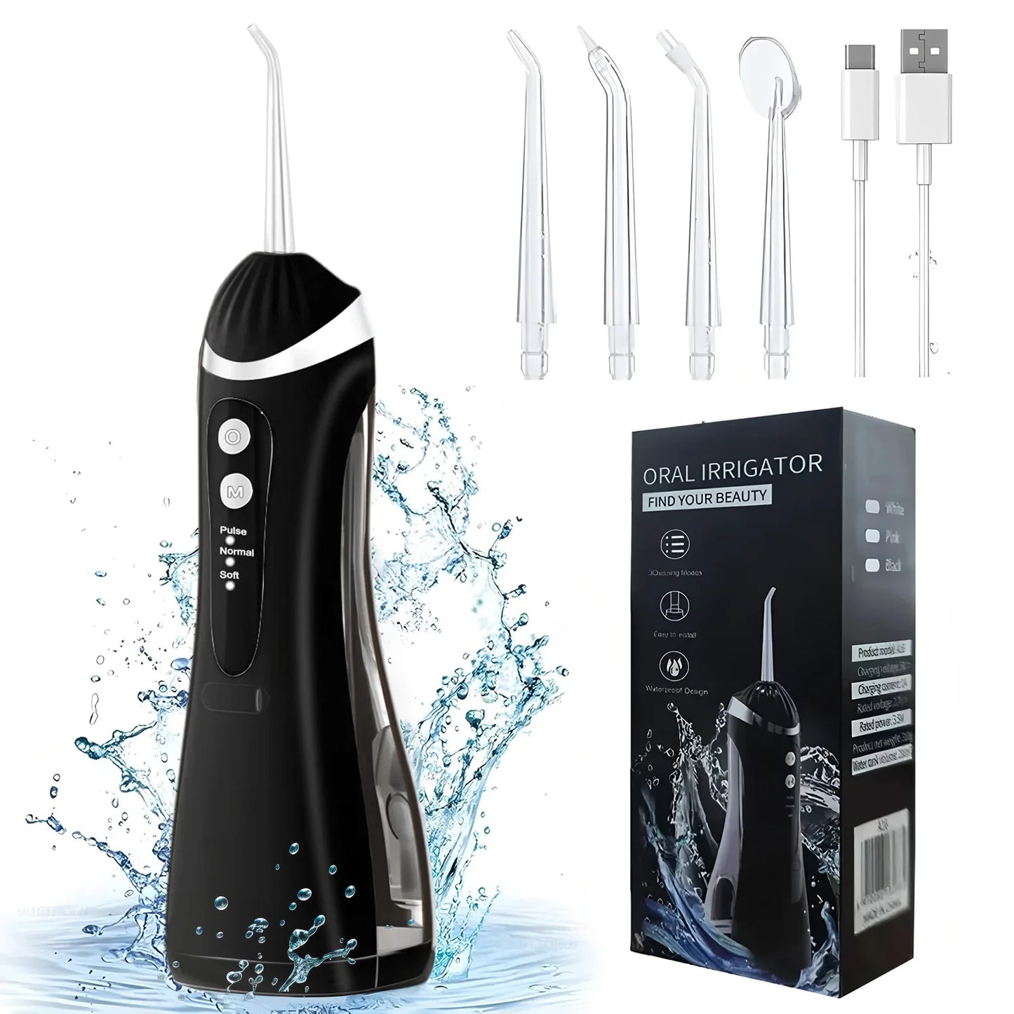 Cordless Water Flosser F18 – Rechargeable
