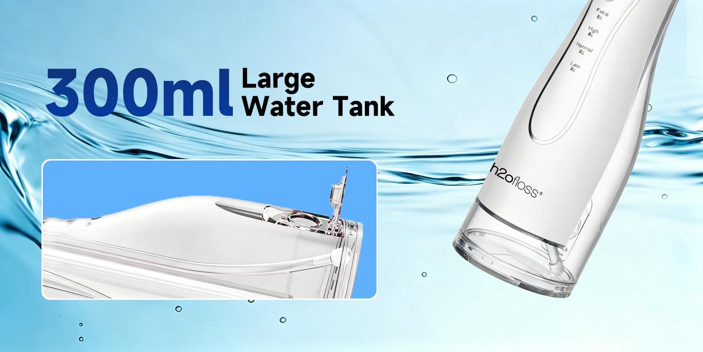 H2ofloss 300ml Water Flosser – 5 Modes